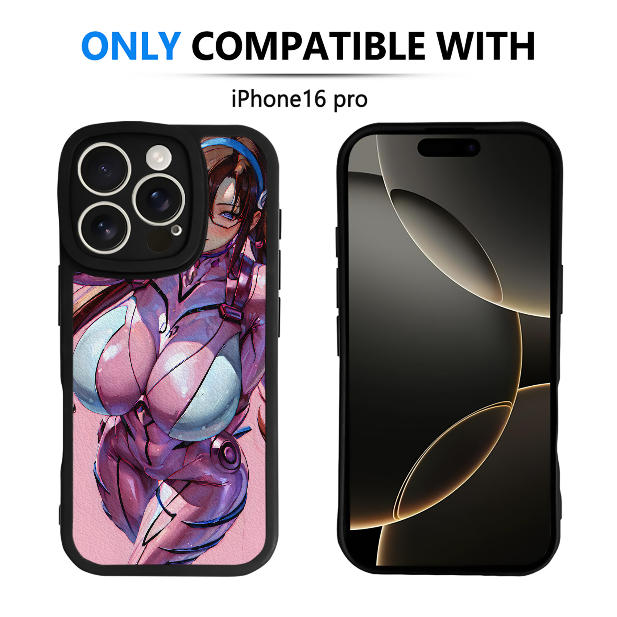（画像用） EVA 新世紀エヴァンゲリオン 【iPhone 16シリーズ対応】シリコンスマホケース（レザー調） 材質：シリコン